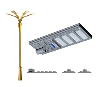 Sluneční světlo pouliční lampy